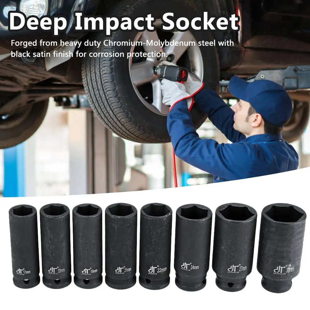 Шестигранная втулка 1/2 дюйма глубокое ударное гнездо шестигранная гайка