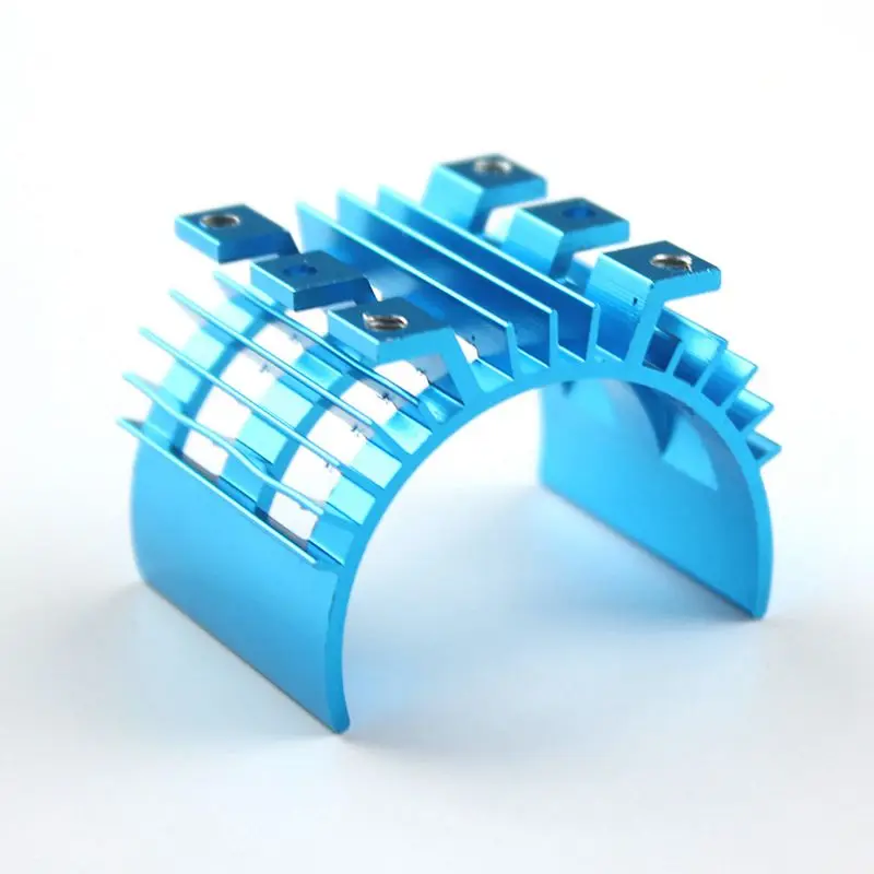 

RC Car Spare Parts 144001-1336 Upgrade Motor Heat Sink,Blue with 2Pcs Front with 2Pcs Rear Shock Tower Board Set