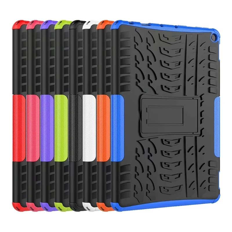 

Для Fire HD 10/10 Plus 2021 прочный Чехол со встроенной подставкой 3-слойный сверхпрочный противоударный чехол для детей студентов взрослых