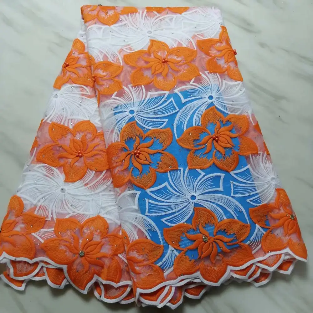Высококачественные модные нигерийские кружевные ткани высокого качества