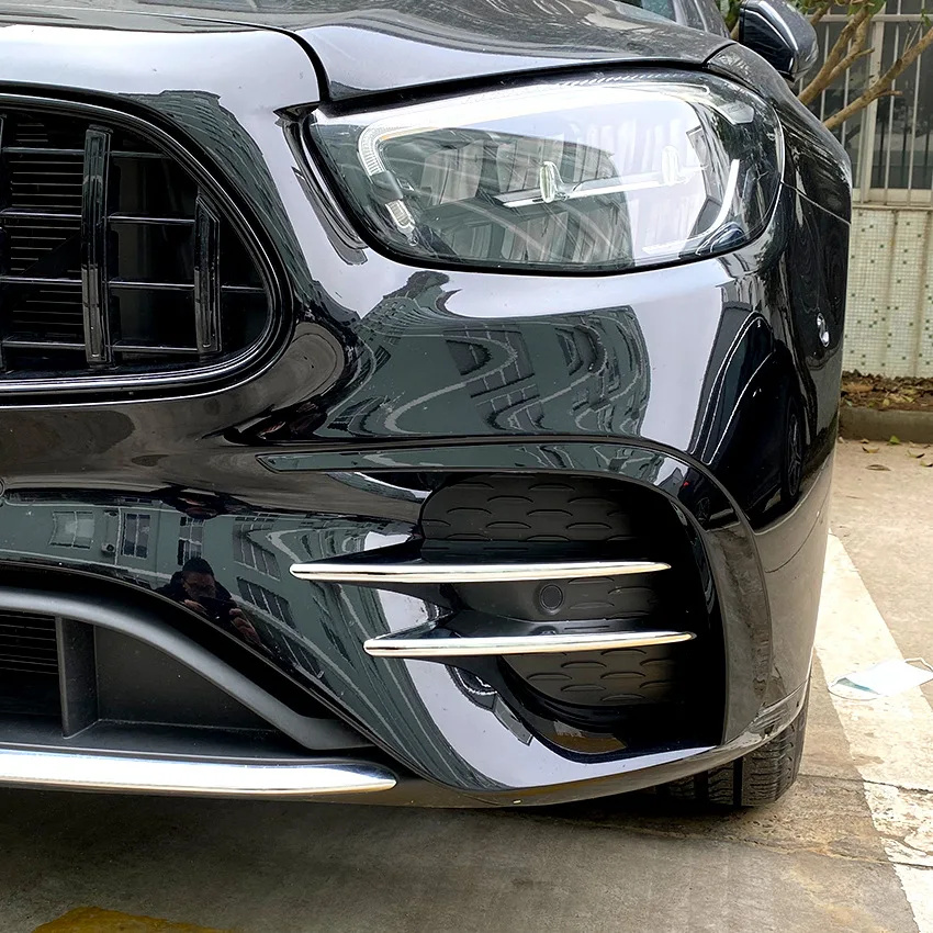 spesifikasi Cocok Untuk E-class Benz W213 E260 E300 E53 2021 + Modifikasi Dikelilingi Oleh Pisau Udara Bar Depan