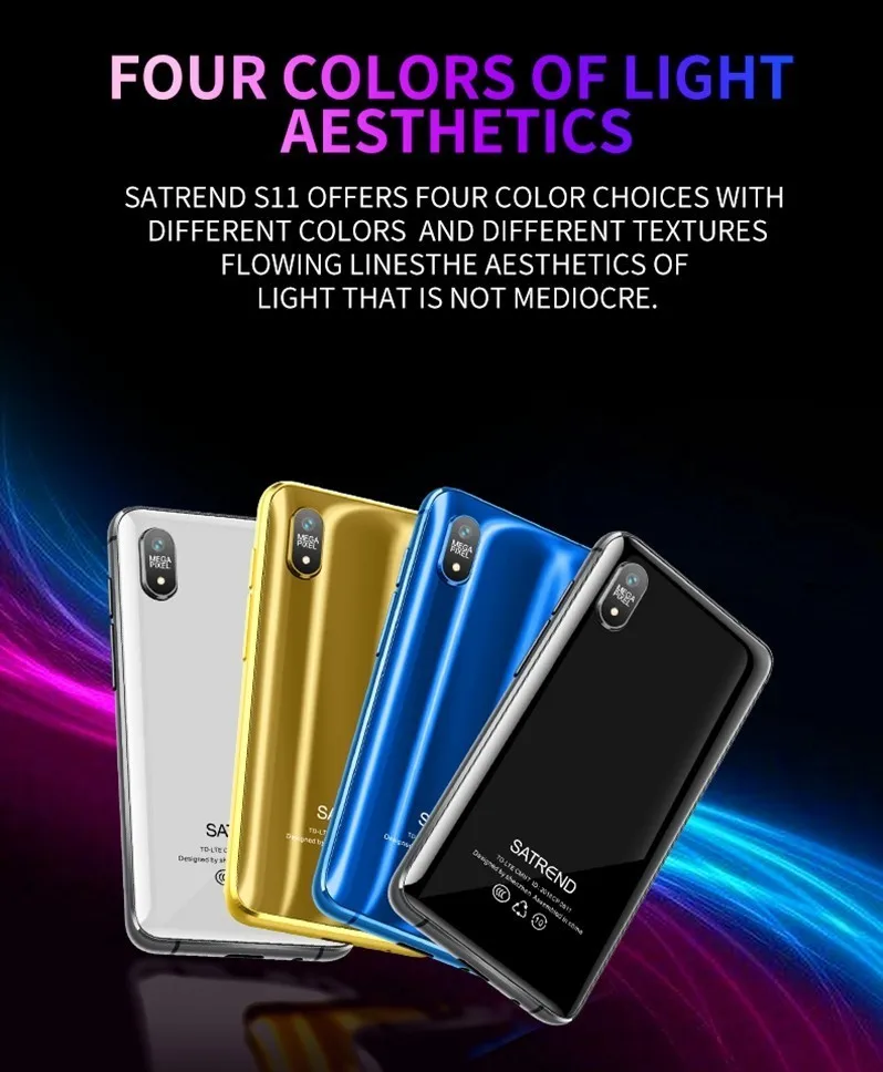 Satrend S11 Мини смартфон с 5 дюймовым дисплеем четырёхъядерным процессором MTK6739 ОЗУ 2