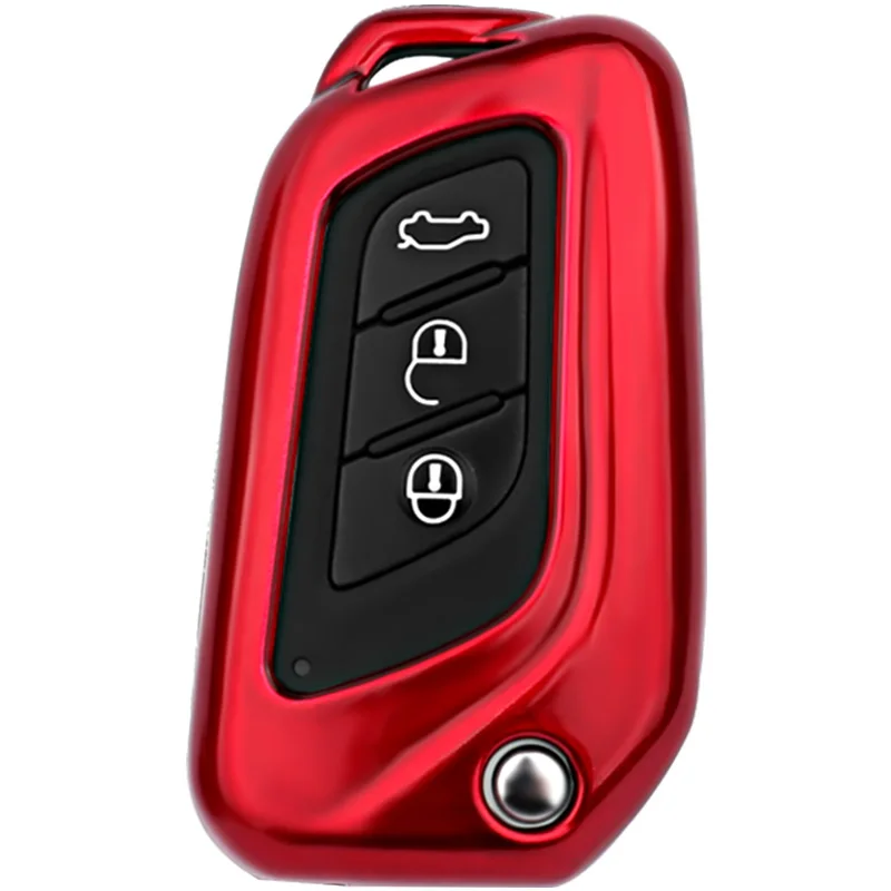 Funda protectora para llave de coche, accesorios de decoración para Baic Saab x35 2017x25 q25 q35, todo incluido