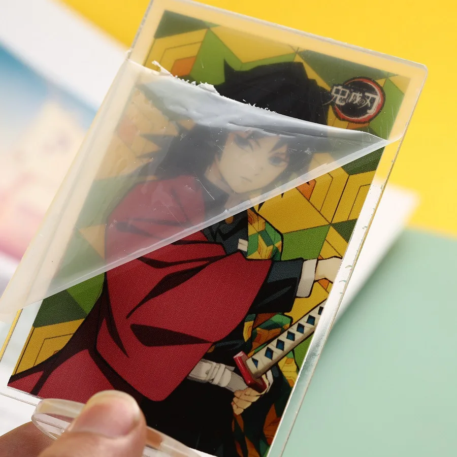 

New Anime Demon Slayer Kimetsu no Yaiba Stand Board Kamado Tanjirou Cosplay Cartoon Acrylic Desk Stand Board Decors 3x4.5 Inch
