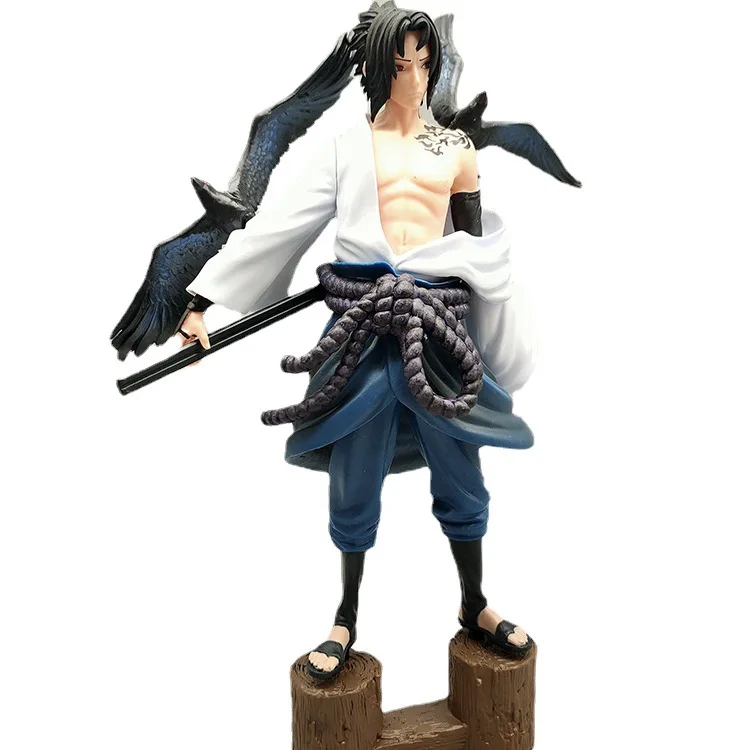 

Naruto Figure 28cm Anime Antistress PVC Action Decoration Collection Uchiha Sasuke Figurine Toys Model Figurine Decor Fidget Toy