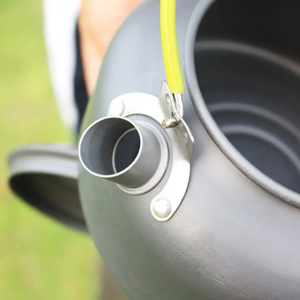 

Portable 0.8L Aluminum Kettle Tea Coffee Pot Outdoor Camping Picnic Cookware