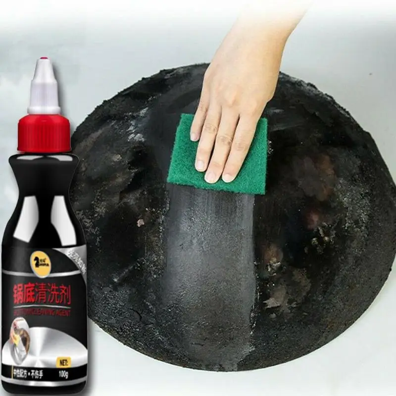 100 г моющее средство для удаления ржавчины сожженных Красители черный весы