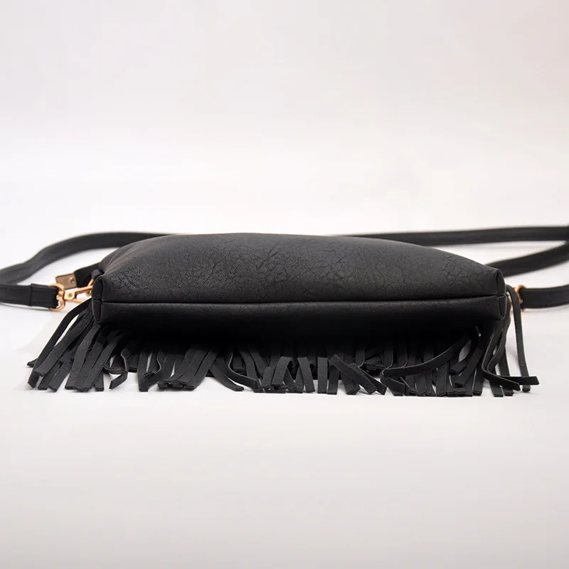 Роскошные женские сумки дизайнерские с бахромой кожаная сумка мессенджер через