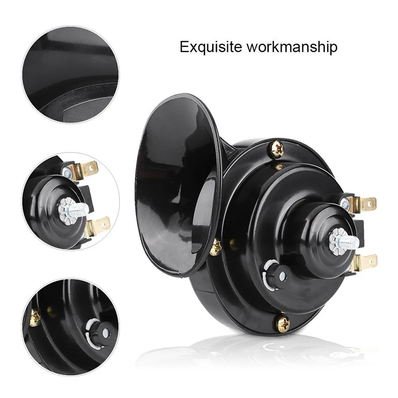 

Snail Horn 12V Loud Voice Speaker Air Auto Car Motorbike Alarm Universal Mini Electronic Motorcycle