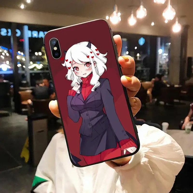 

helltaker Cute cartoon girl high quality luxury Phone Case funda for iPhone 11 12 pro XS MAX 8 7 6 6S Plus X 5S SE 2020 XR