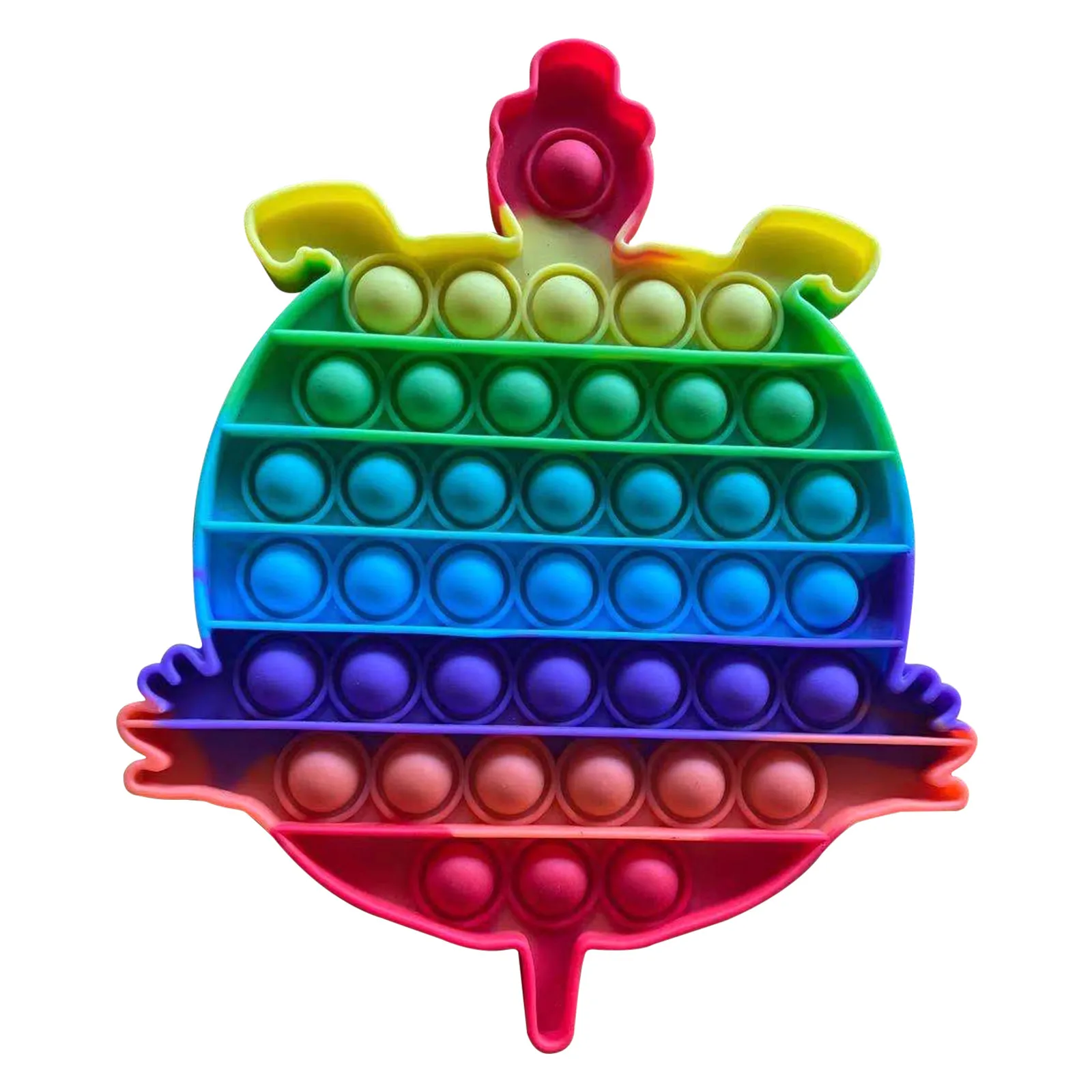 

Hot Fidget Reliver Stress Toy Rainbow Push Bubble Antistress Toys Adults & Children Sensory Toys To Relieve Autism 2021 Popsits