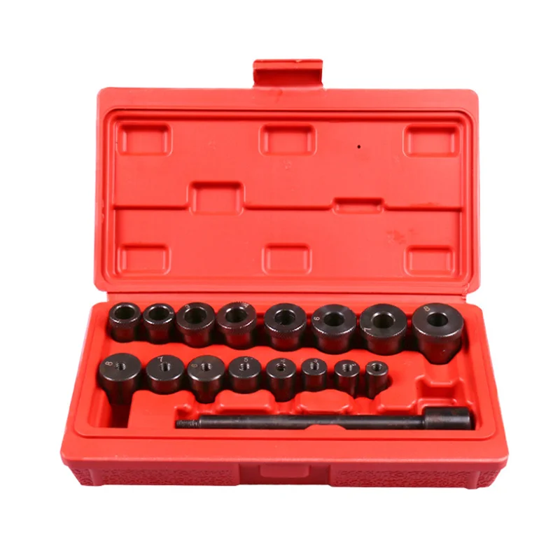 Alloy Clutch Hole Corrector Mounting Special Tool Correction Auto Repair Handheld Disassembly Equipment Contains 17 Parts