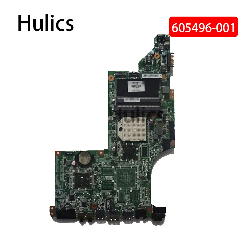 

Hulics Original 605496 For HP Pavilion DV7 DV7-4000 Laptop motherboard DDR3 605496-001 board DA0LX8MB6D0