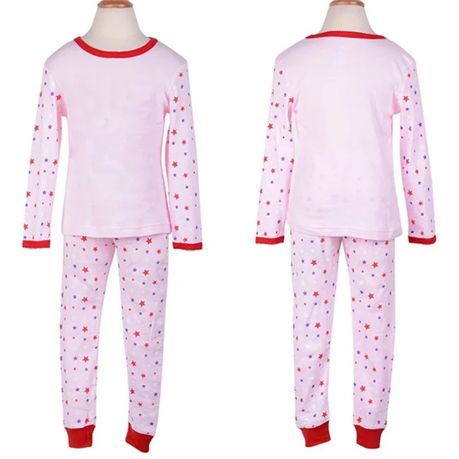 Детские пижамные комплекты для малышей хлопковая футболка с длинным рукавом и