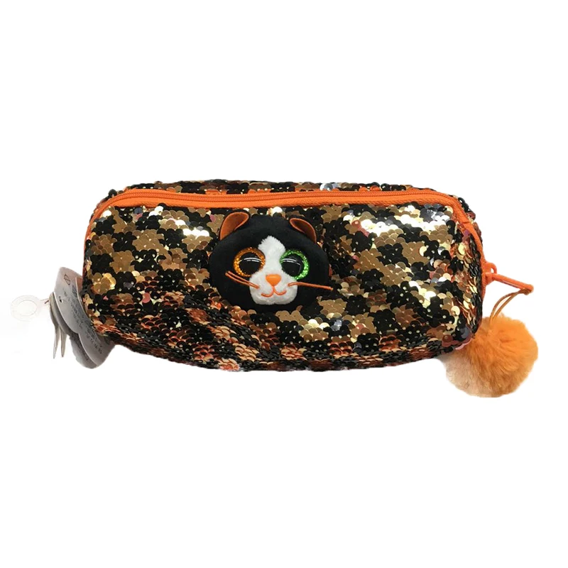 Пеналы 20 см Ty Beanie двусторонние пеналы с пайетками меняющие цвет единорог панда