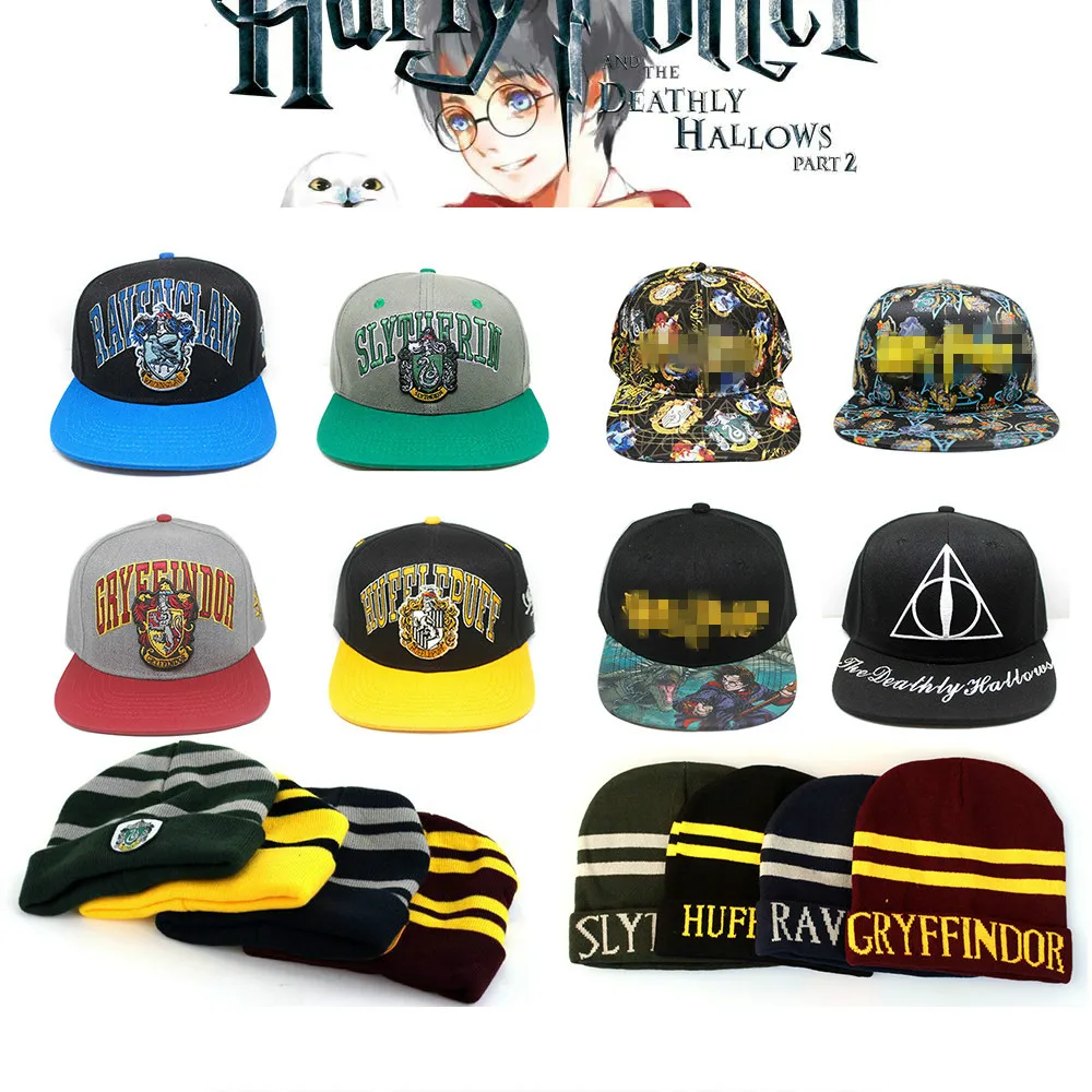 Гарри Хогвартс Школьный набор шляпа хлопок бейсбол Snapback кепки регулируемые хип-хоп шапки для взрослых мальчиков девочек косплей подарок