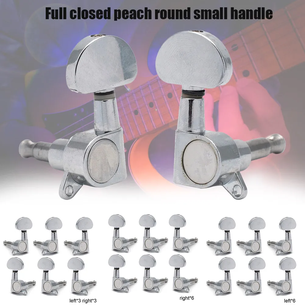 Высокое качество 6 шт. гитары колышки Тюнеры ключи струны машинные головки для