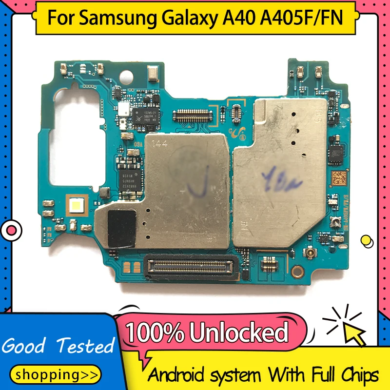Хорошо протестированная Логическая плата для материнской платы Samsung Galaxy A40