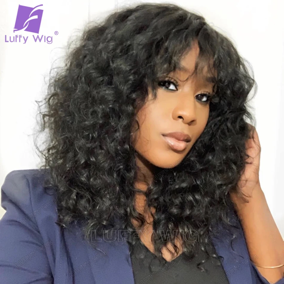 

Парик с волнистыми волосами без шнуровки, дешевый парик из человеческих волос O с верхней частью головы, парик из человеческих волос, бразил...