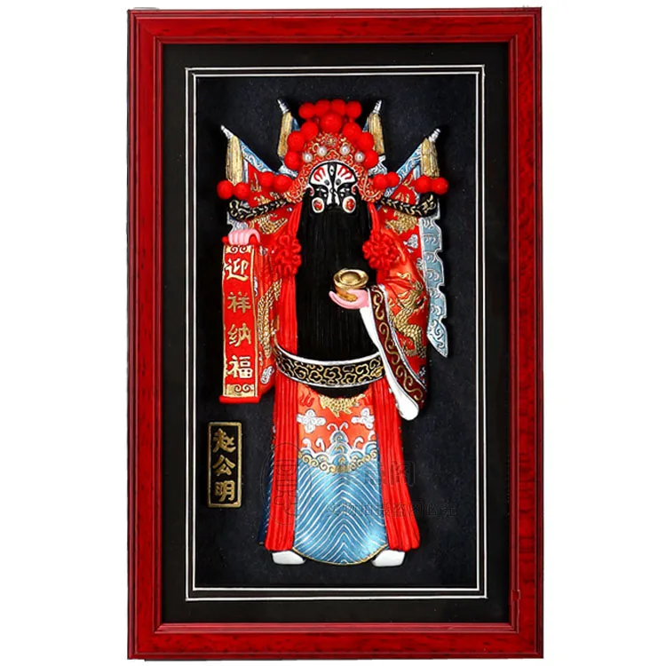 

Decoration Arts crafts girl gifts get married Five God Zhao Gongming hotel hotel business gifts decoration wall decoration creat