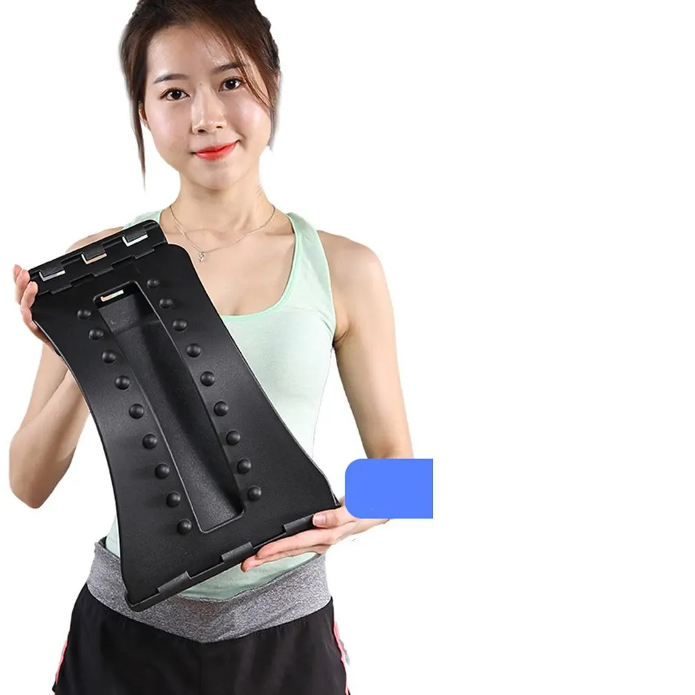 

Back Massage Tractor Stretcher Fitness Equipment Stretch Relax Lumbar Support Spine Pain Relief Neck Lumbar Traction
