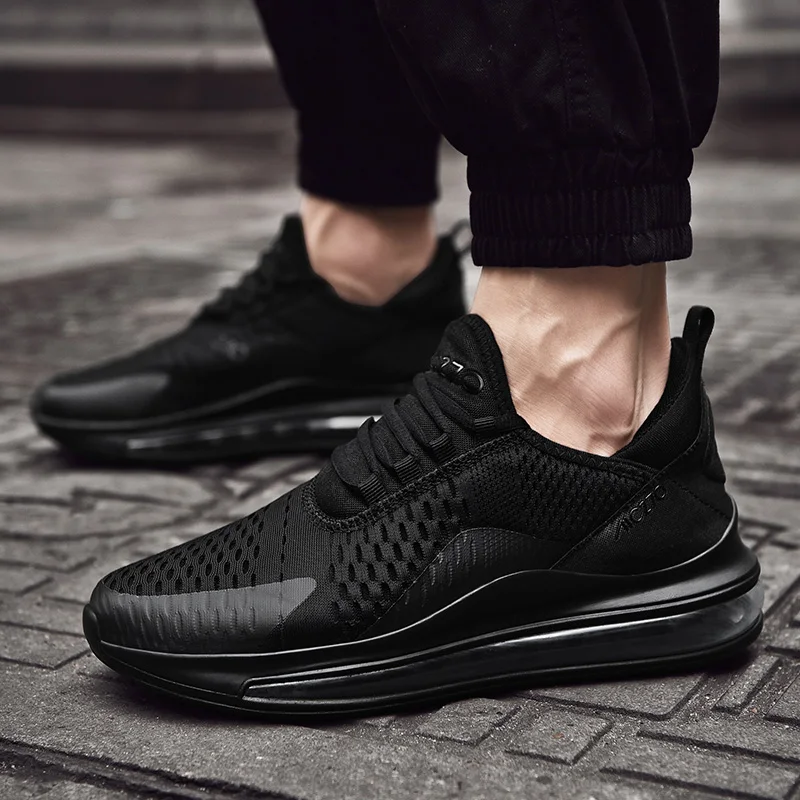 Мужская спортивная обувь для бега на толстой подошве дышащая мужские кроссовки