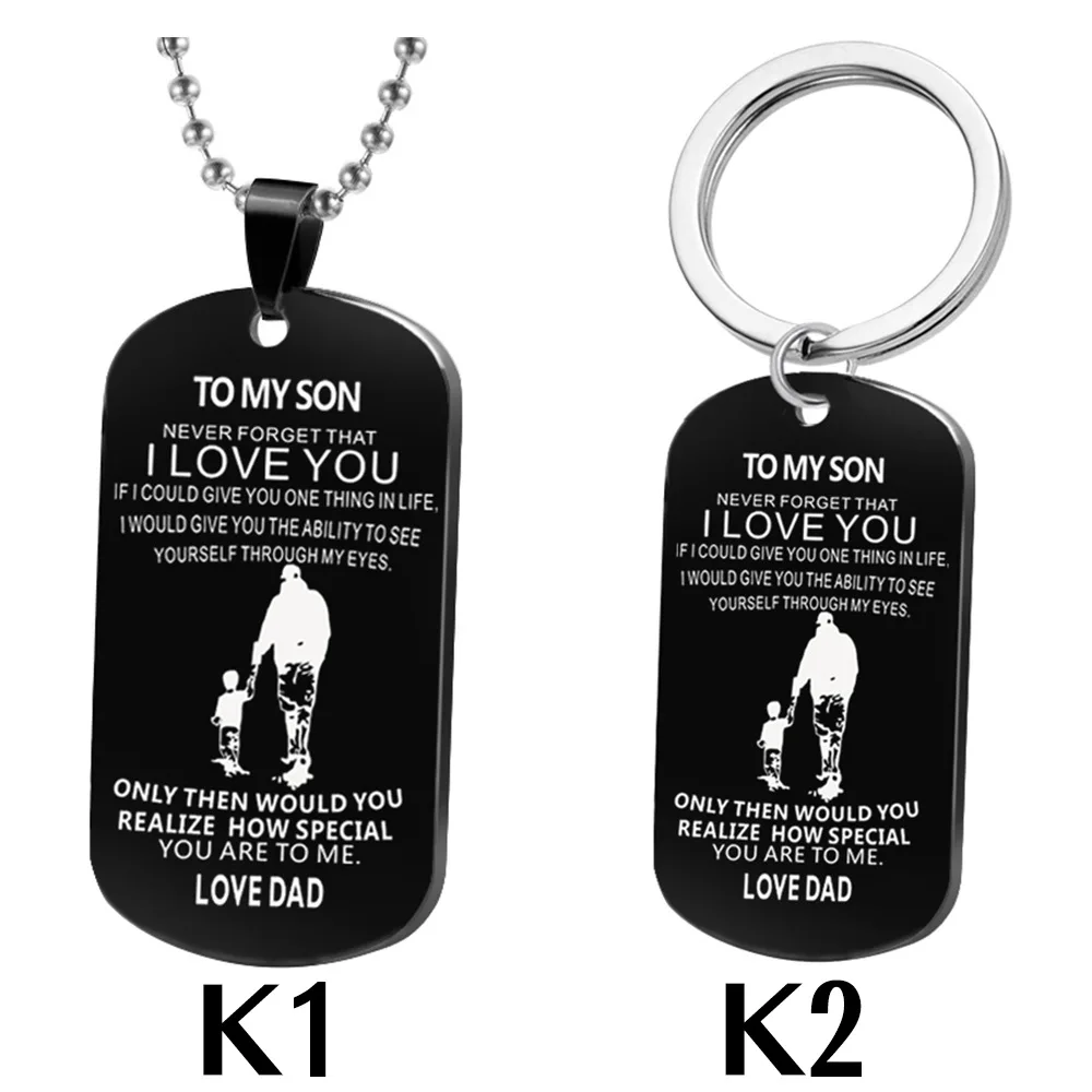 Женское и мужское ожерелье Черный Военный брелок бирка с подвеской для собаки