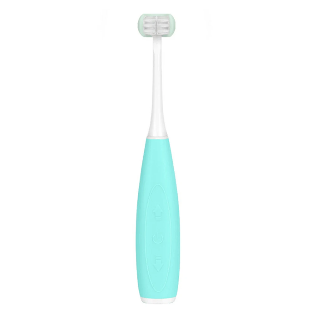 

New 3D Side Sonic Electric Toothbrush Children USB Rechargeable Replacement Smart Ultrasonic Brush Heads 5 Mode Waterproof Timer