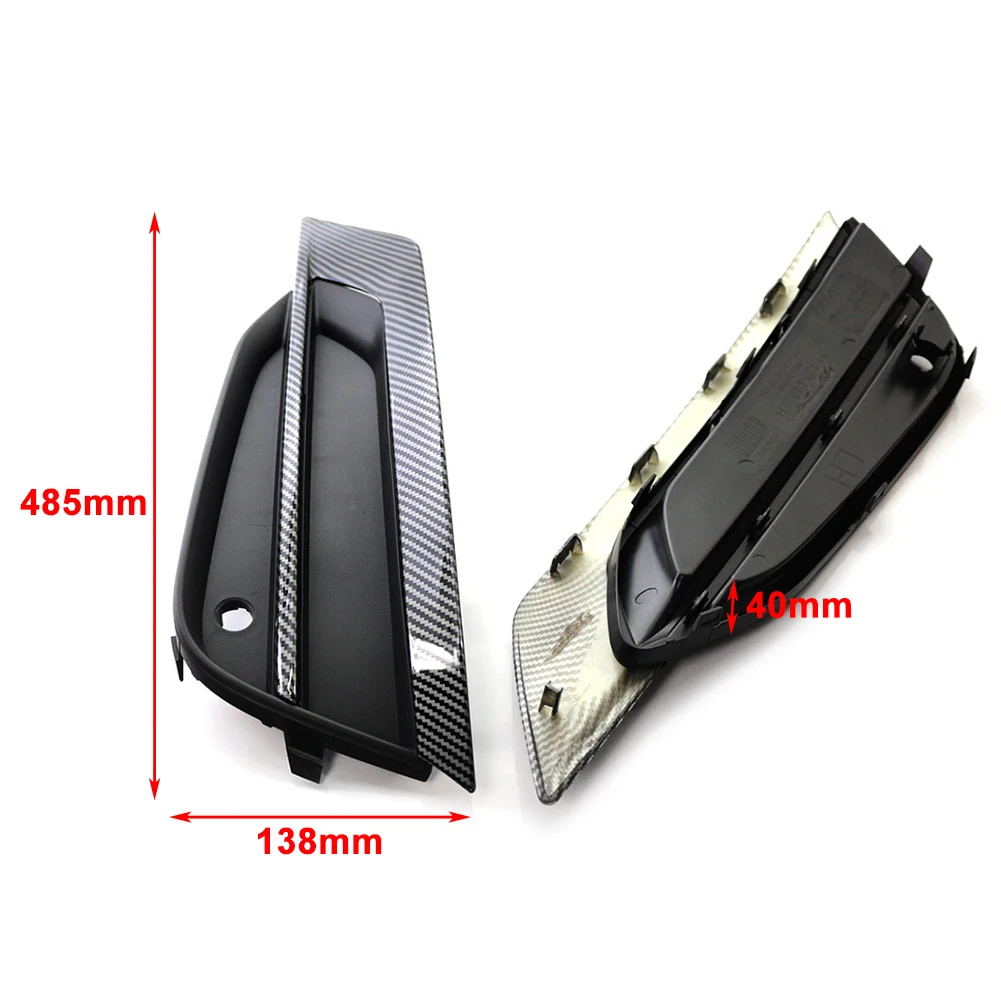 2 шт. автомобильный ABS передний нижний бампер противотуманная фара сетка защитная