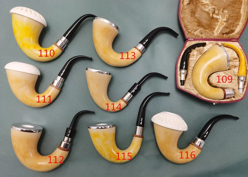 128 тончайшие блочные трубки для индейки от master Fikri Baki трубка курения Calabash