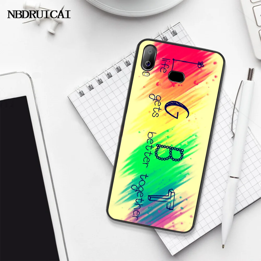 NBDRUICAI Gay Lesbian LGBT Rainbow Pride TPU black Phone Case Cover Hull For Samsung A10 A20 A30 A40 A50 A70 A71 A51 A6 A8 2018 | Мобильные
