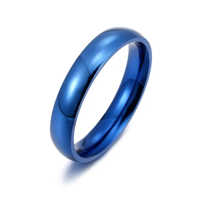 Blue ring Горячая Распродажа женских колец 6 мм керамическое кольцо для женщин индийский камень кристалл комфортные обручальные кольца обручальные ювелирные изделия черный белый - Цвет основного камня: Blue ring