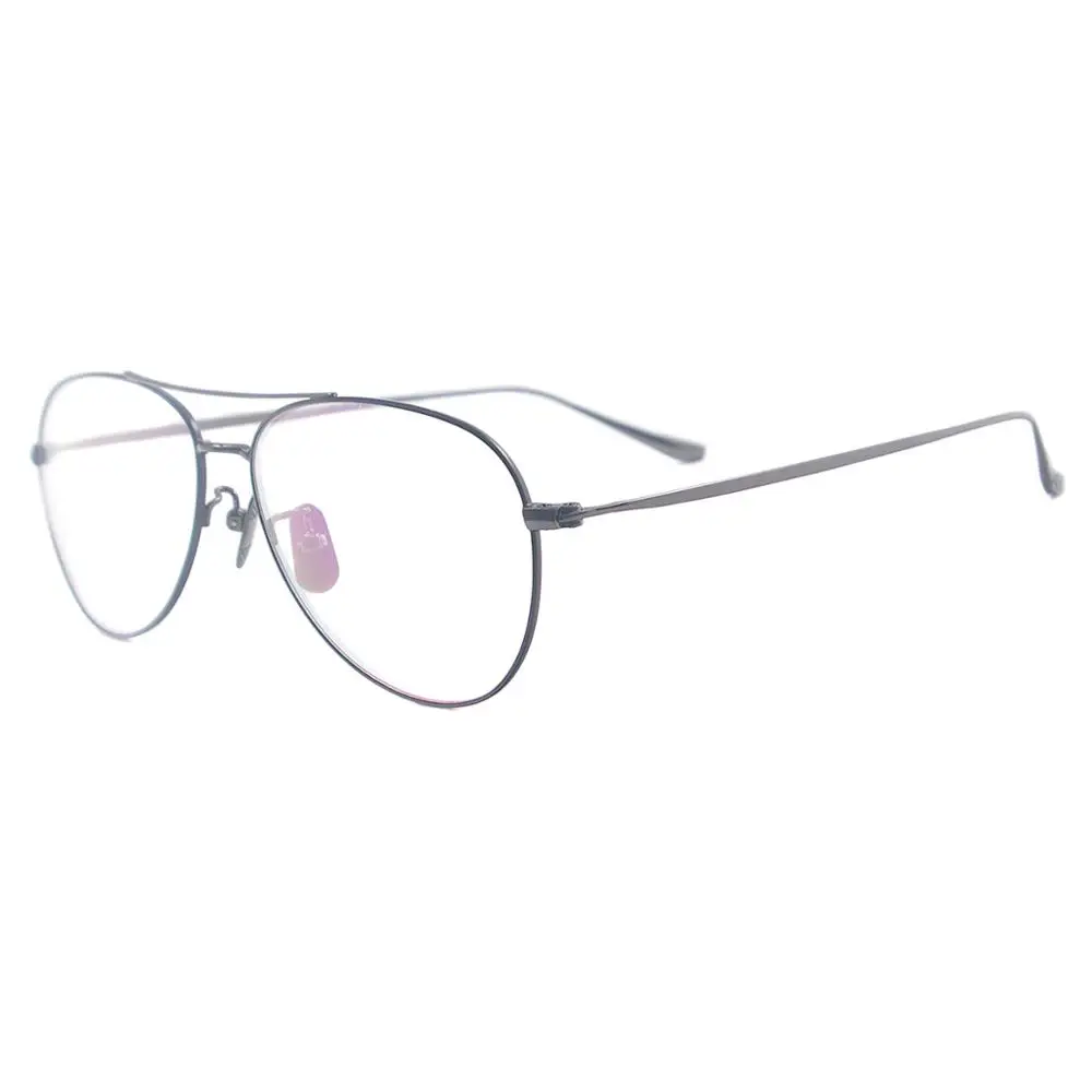 

Men and Women Fashion Double Bridge Metal Full Rim Eyeglasses Prescription Glasses Frame For Myopia Lenses Presbyopia Multifocal