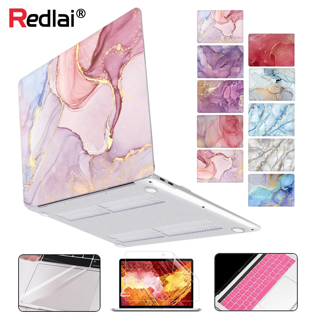 Redlai для MacBook Air 13 дюймовый чехол A1932 A2179 2020 M1 Pro 16 дюймов Сенсорная панель A2141 A2338 A2289