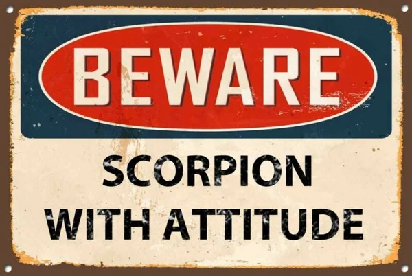 

Обратите внимание на Скорпион с металлическим наконечником