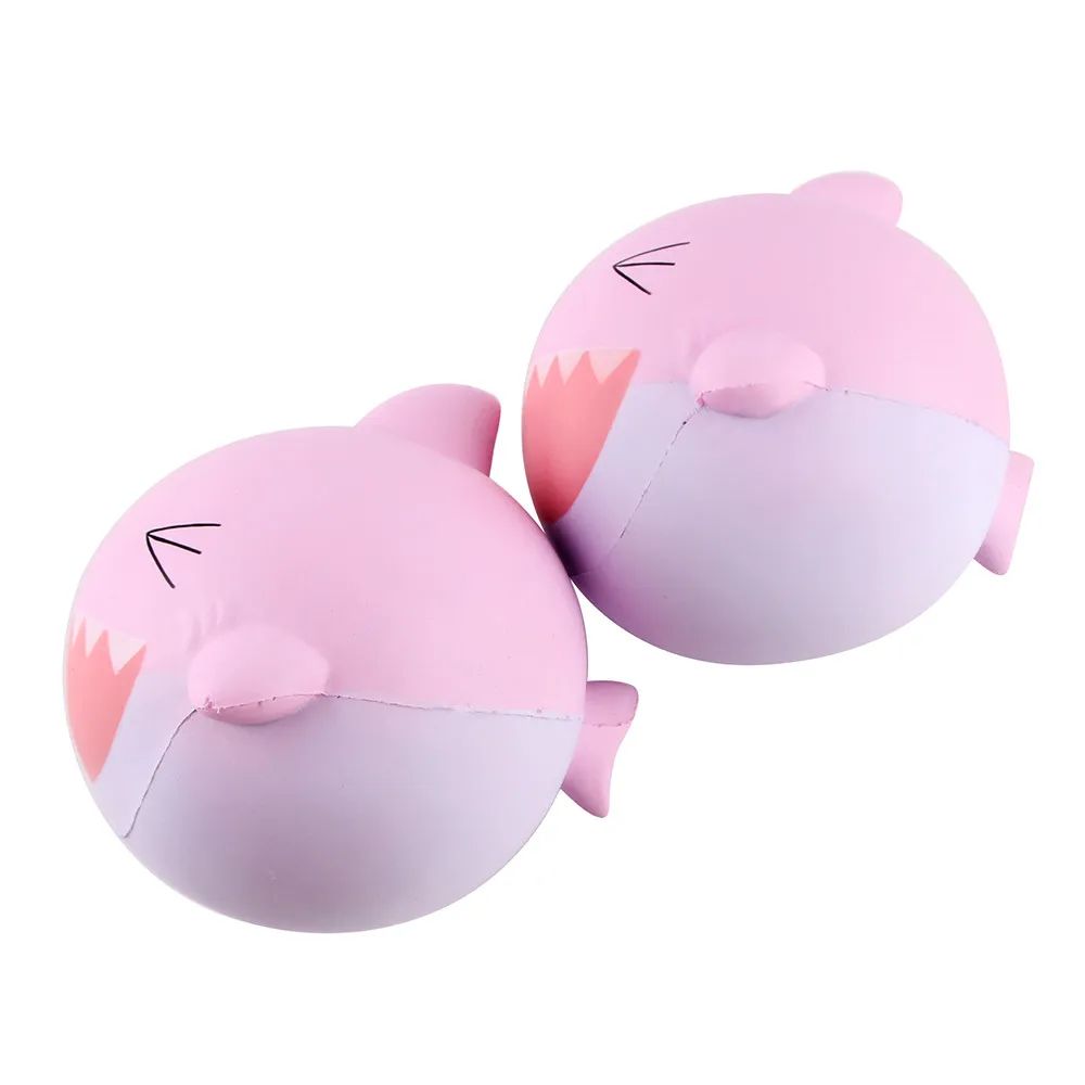 15см Розовые прелестные счастливые акулы с ароматом медленно поднимающиеся игрушки - коллекция новых смешных игрушек для снятия стресса и расслабления