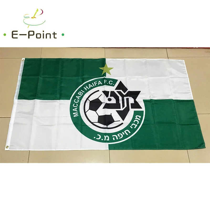 Израиль Maccabi Haifa FC 3 фута * 5 футов (90*150 см) размер рождественские украшения для дома