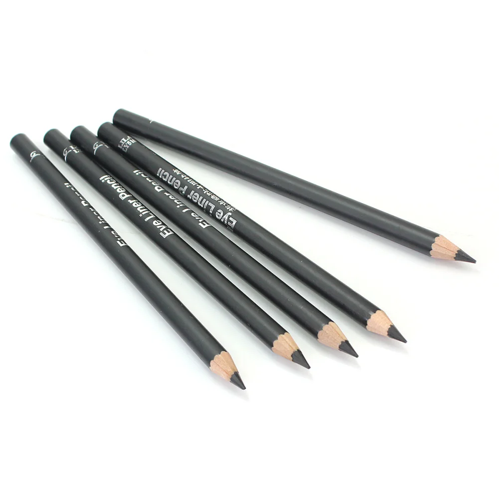 

5pcs White /Black Waterproof Eyeliner Eyes Brightener Smooth Soft Eye Liner Pen Women Cosmetics New