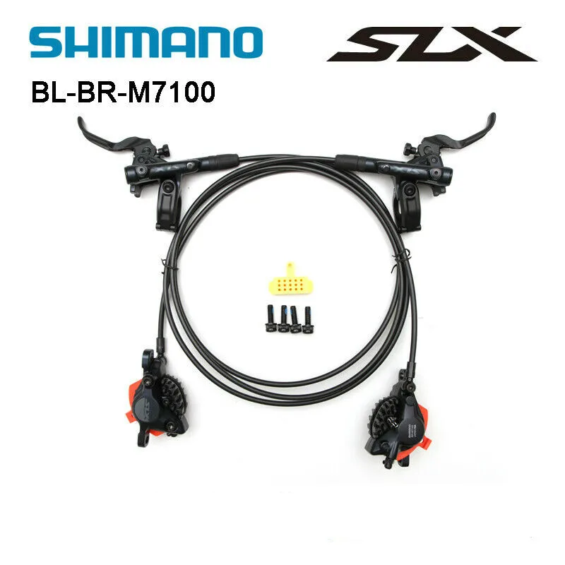 Новый shimano xt M8100 slx M7100 deore тормоза горные велосипеды Hidraulic Дисковый Тормоз MTB части