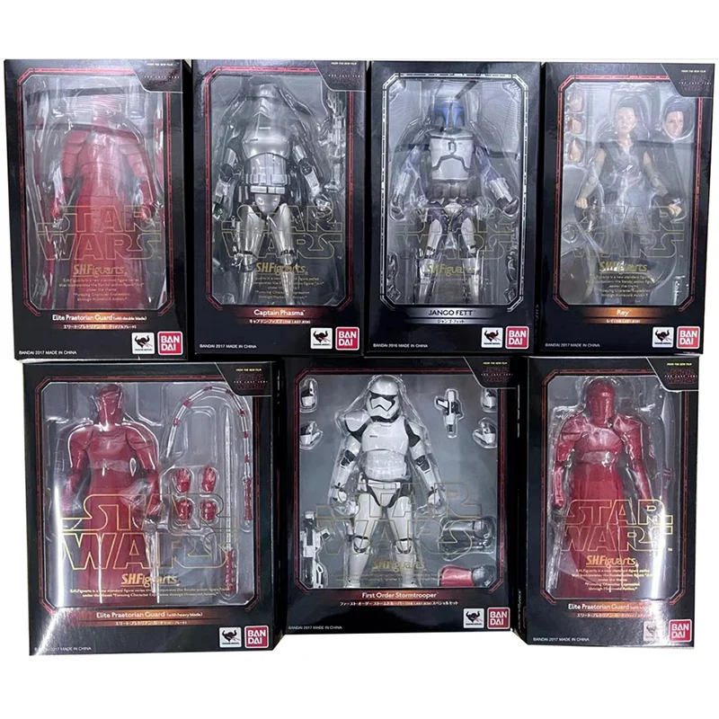 

Original SHF Star Wars: The Last Jedi Phasma Kylo Ren Rey The Storm Troops Anime Figure Model Collecile Action Toys