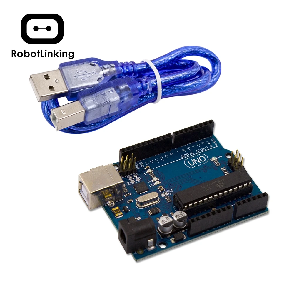 10 комплектов UNO R3 для Arduino MEGA328P ATMEGA16U2 с usb-кабелем
