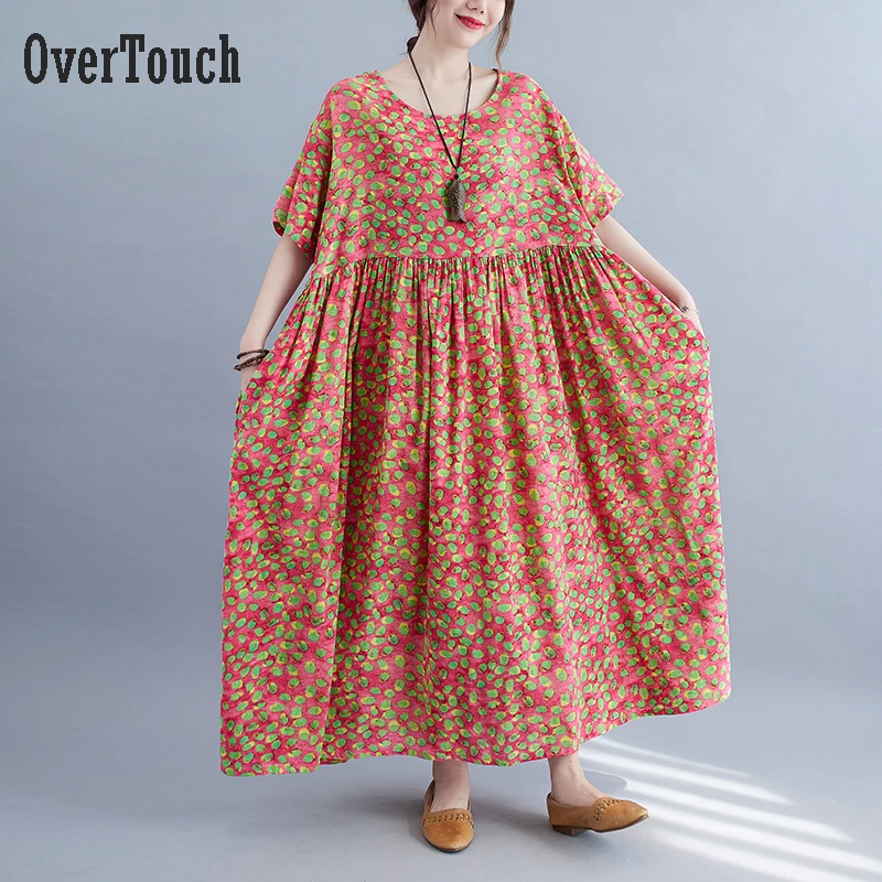 

Женский льняной сарафан в винтажном стиле, размеры до 5XL