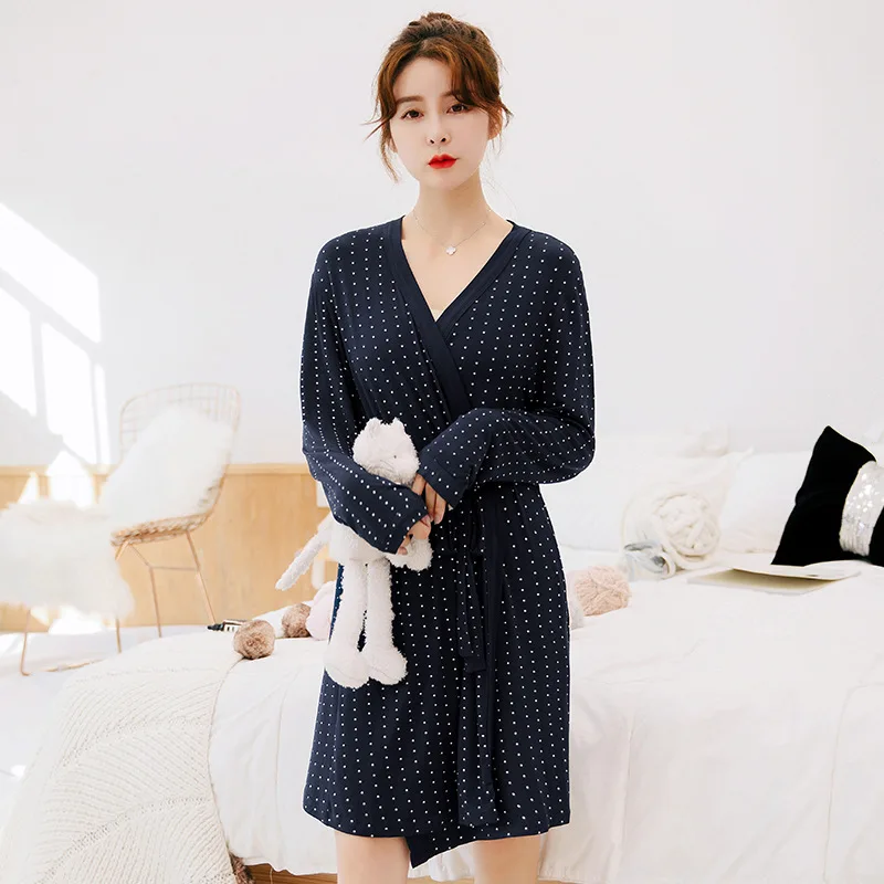 Принт в горошек кимоно широкая одежда Повседневное из модифицированного