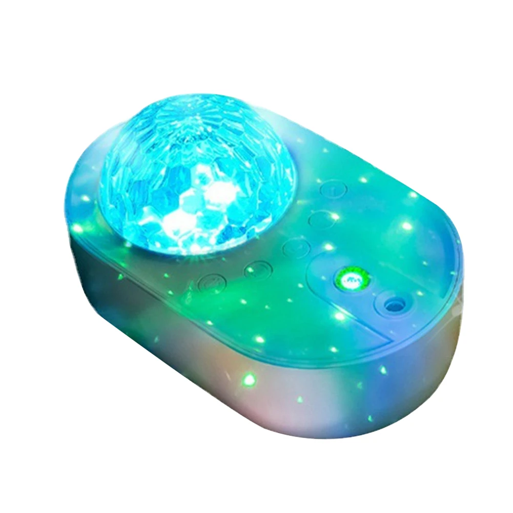 

Цветной СВЕТОДИОДНЫЙ Звездный проектор водяных волн, Ночной светильник, USB проектор, музыка, активация звуком, прикроватная лампа для сна