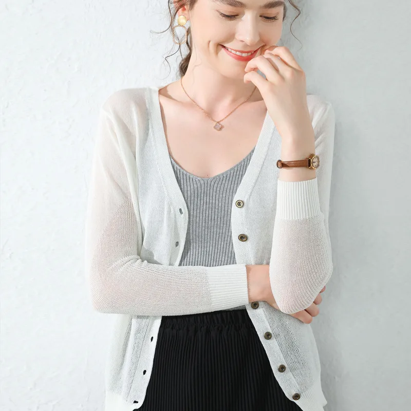 Женский кардиган 7 цветов от M до 2XL вязаные кардиганы для женщин 2020 черный белый