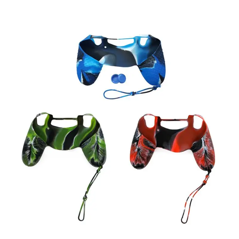 Мягкий силиконовый чехол защитный подходит для PS4 Pro тонкая ручка мягкий