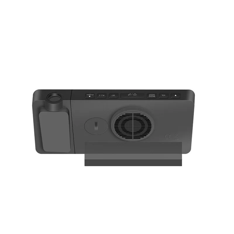 Проекционные настольные часы цифровые с функцией повтора даты вращающиеся