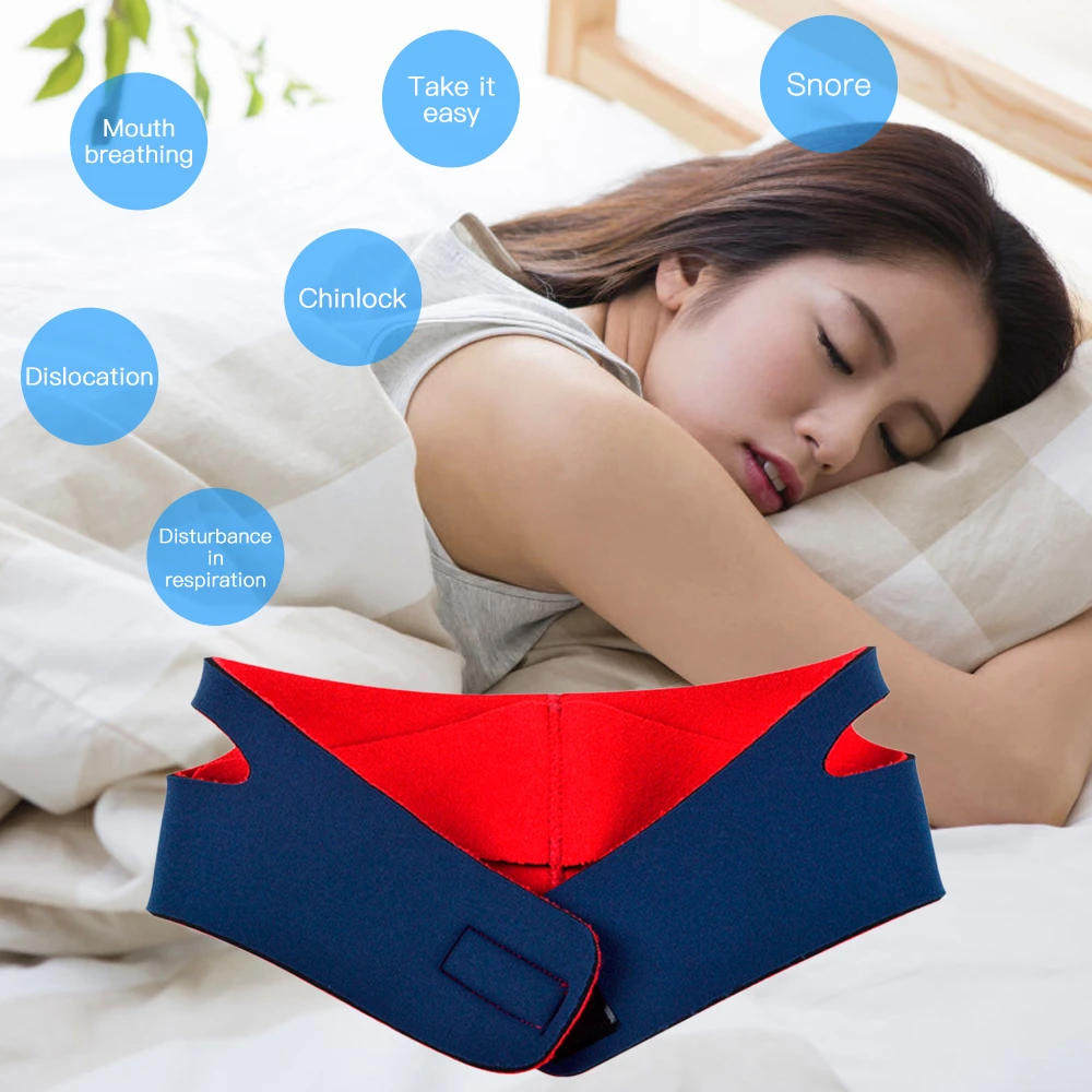 Новинка 2020 пояс против храпа для подбородка защита от апноэ решение челюсти