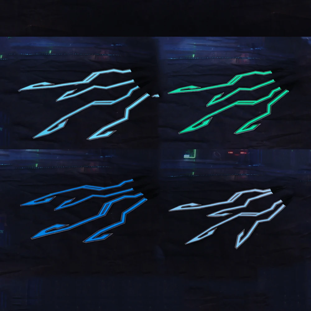 Мотоциклетная Светодиодная лента EL Strip мигающая прочная Лента DIY для шлема