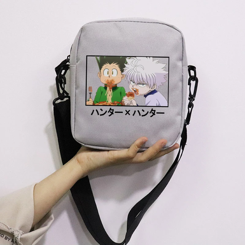 Сумка-мессенджер Hunter X hunter Killua Zoldyck Gon Freecss миниатюрная Холщовая Сумка на плечо